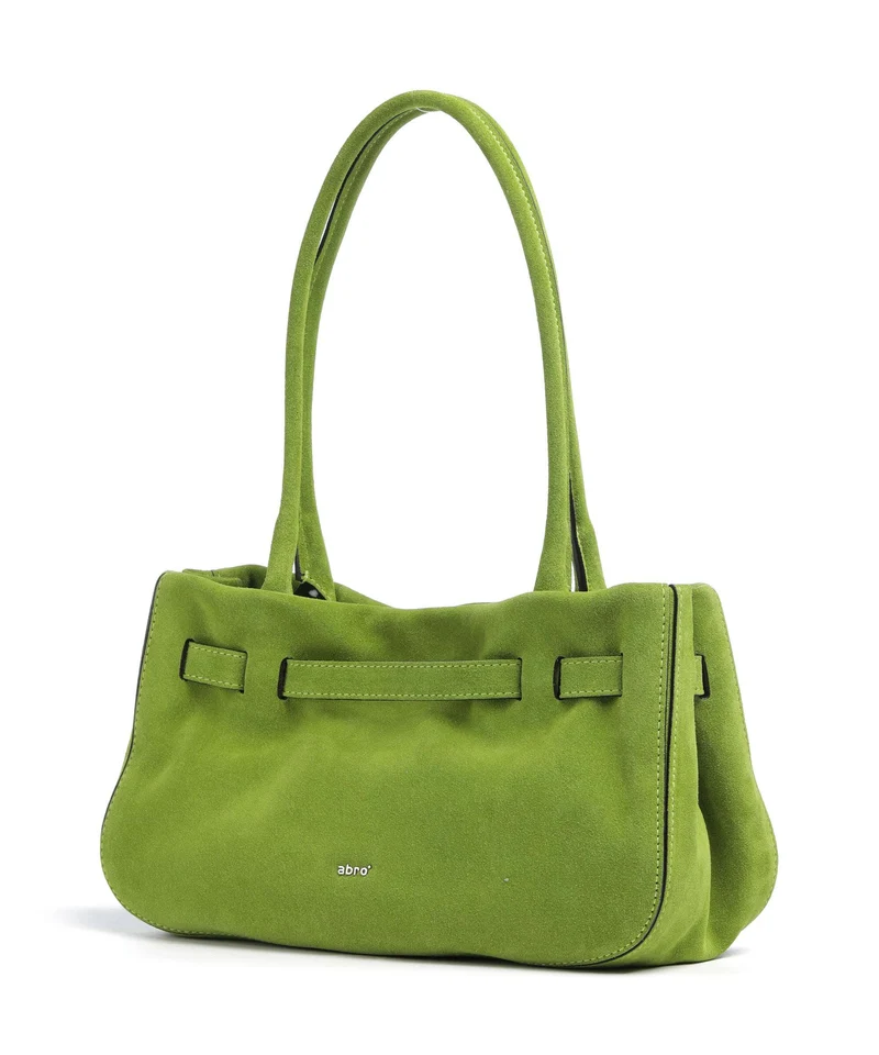 Abro Suede Jill Schultertasche lime