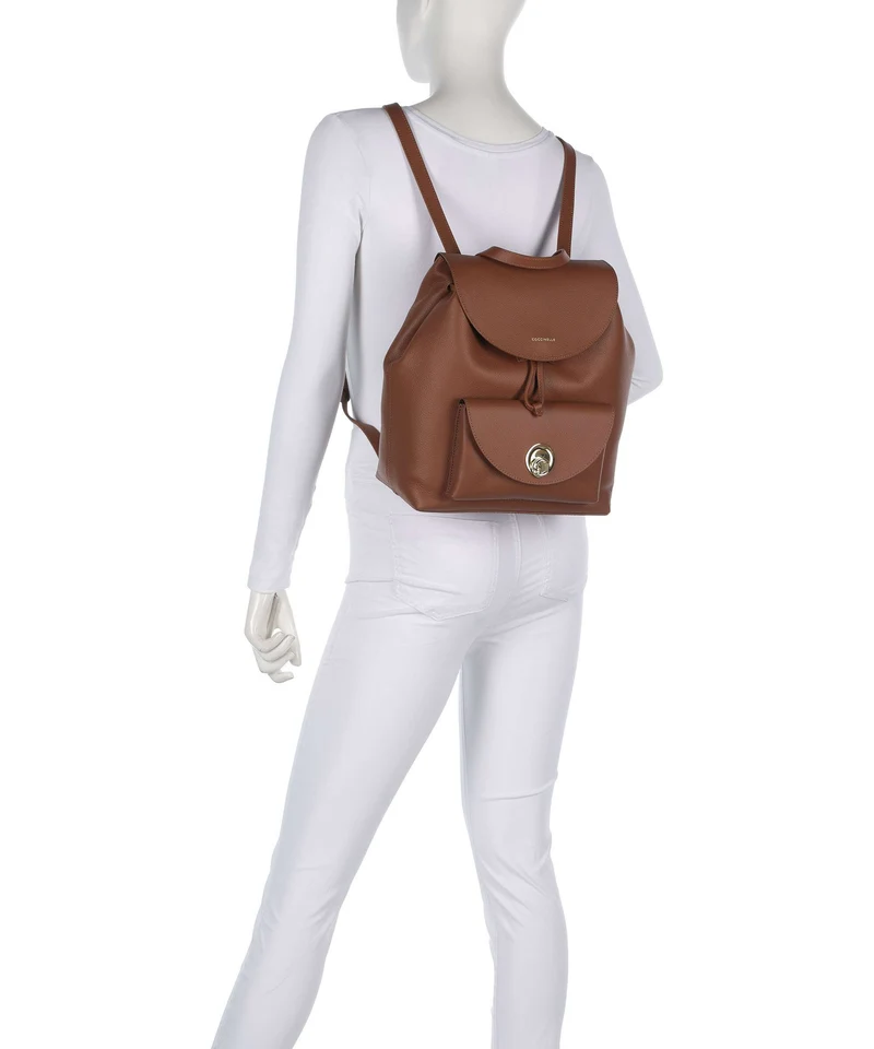 Coccinelle Nikla Rucksack cognac/noir