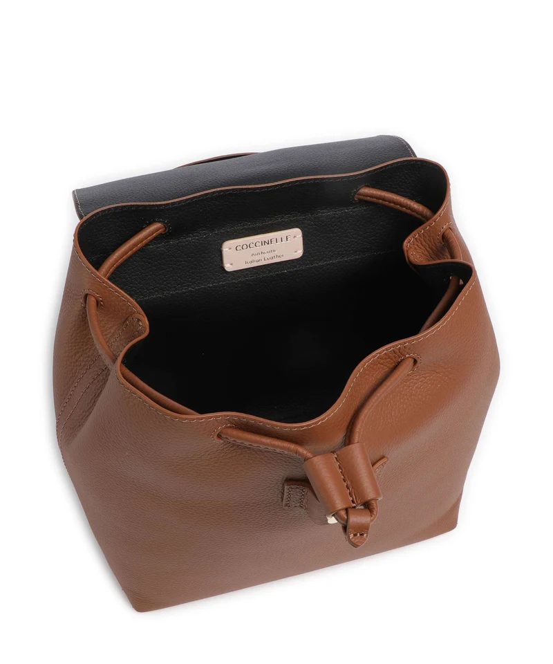 Coccinelle Nikla Rucksack cognac/noir
