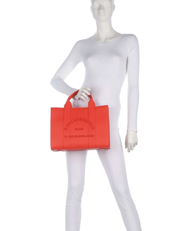 Karl Lagerfeld K/Rue St Guillaume Medium Handtasche grapefruit