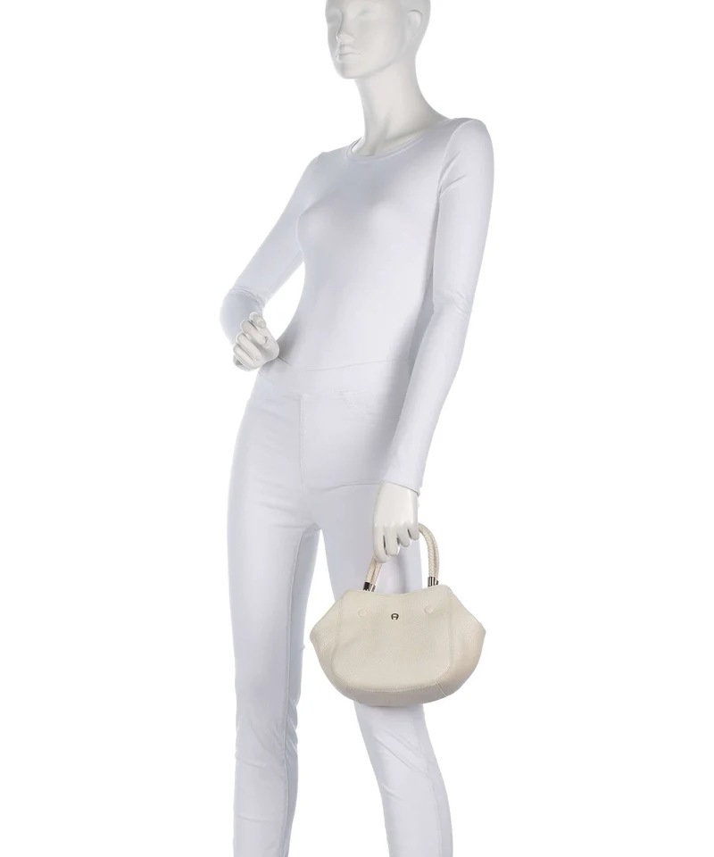 Aigner Carré Soft S Handtasche macadamia white