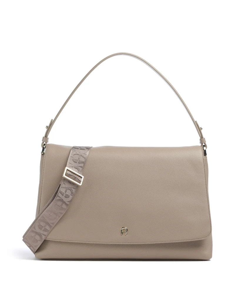 Aigner Zita M Schultertasche taupe