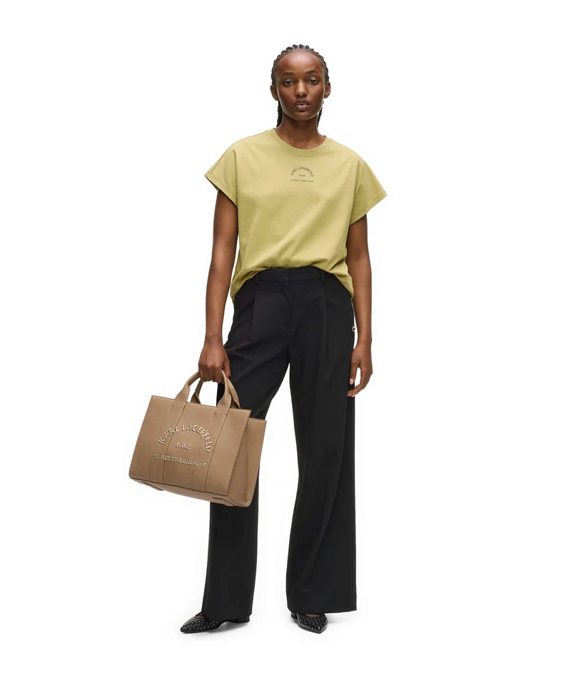 Karl Lagerfeld K/Rue St Guillaume Medium Handtasche nougat