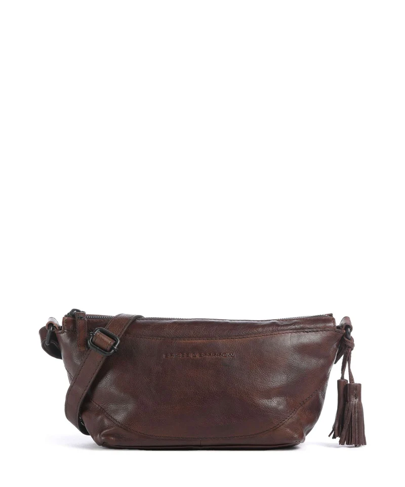 Spikes & Sparrow Apache Piperel Umhängetasche dark brown