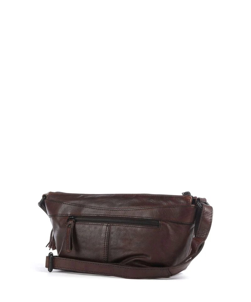 Spikes & Sparrow Apache Piperel Umhängetasche dark brown