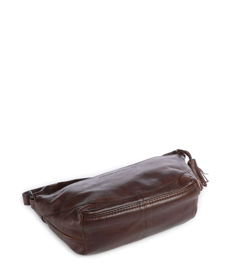 Spikes & Sparrow Apache Piperel Umhängetasche dark brown