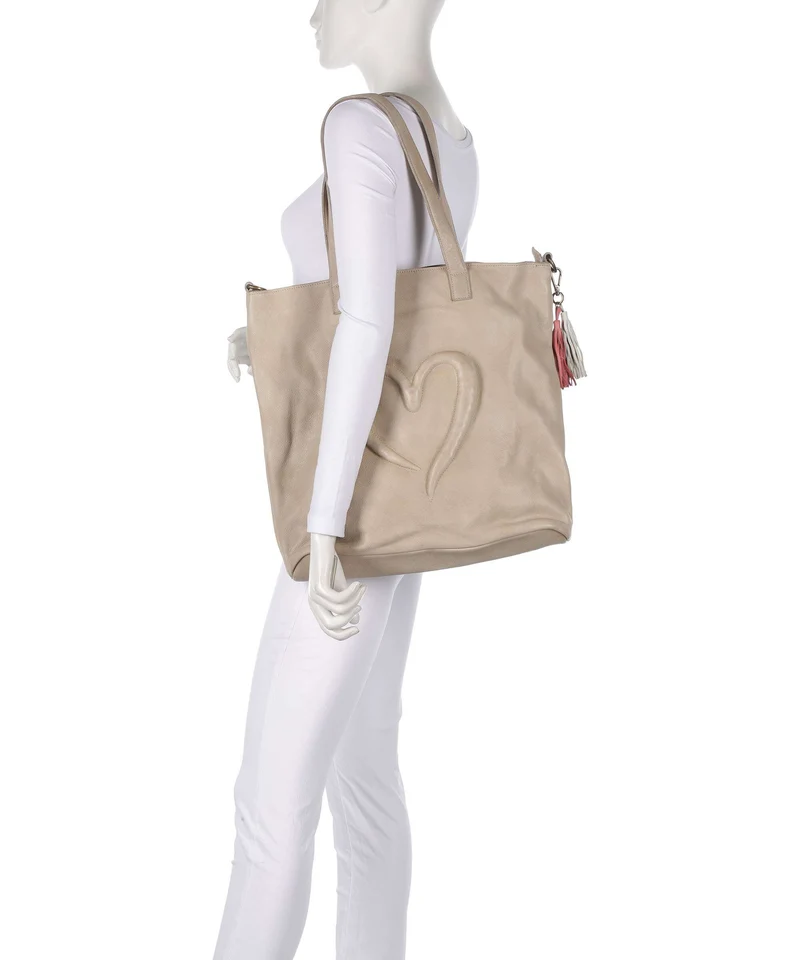 Taschendieb Wien Herzweg 1 Shopper beige sand