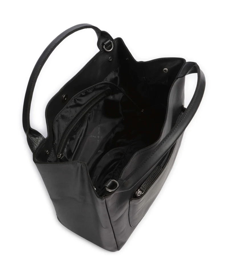 The Chesterfield Brand Wax Pull Up Cow Fioline Handtasche black