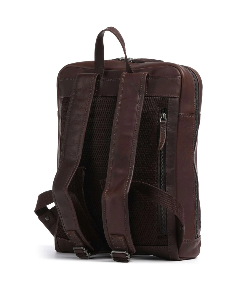 The Chesterfield Brand Wax Pull Up Cow Jasper Rucksack brown