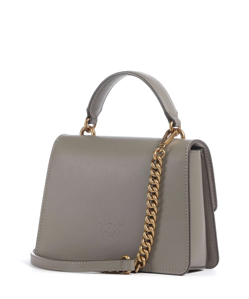 Pinko Love One Mini Handtasche noce/antique gold
