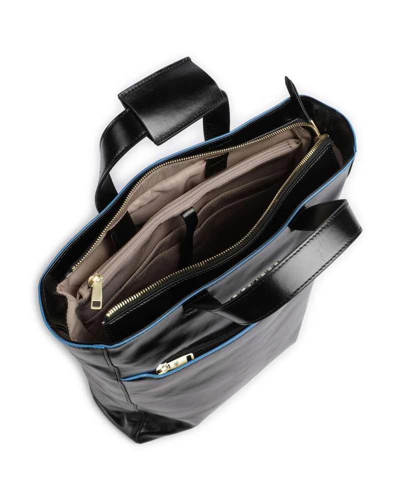 Piquadro Blue Square Beuteltasche black