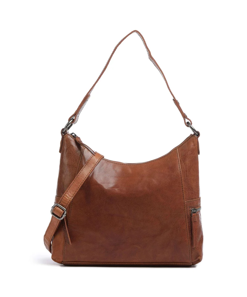 Spikes & Sparrow Bronco Beuteltasche brandy