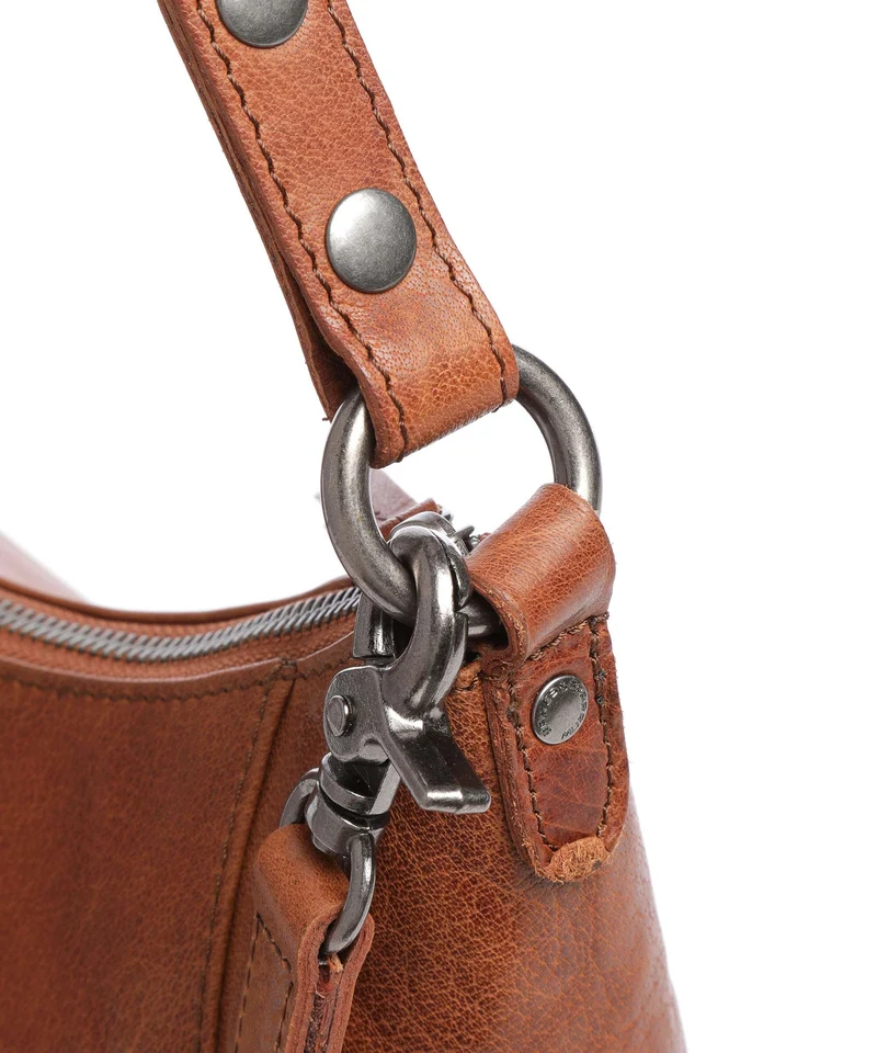 Spikes & Sparrow Bronco Beuteltasche brandy