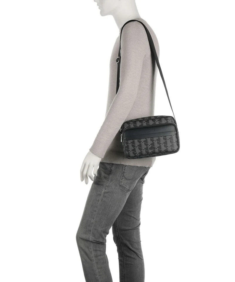 Lacoste The Blend Umhängetasche monogram noir/gris