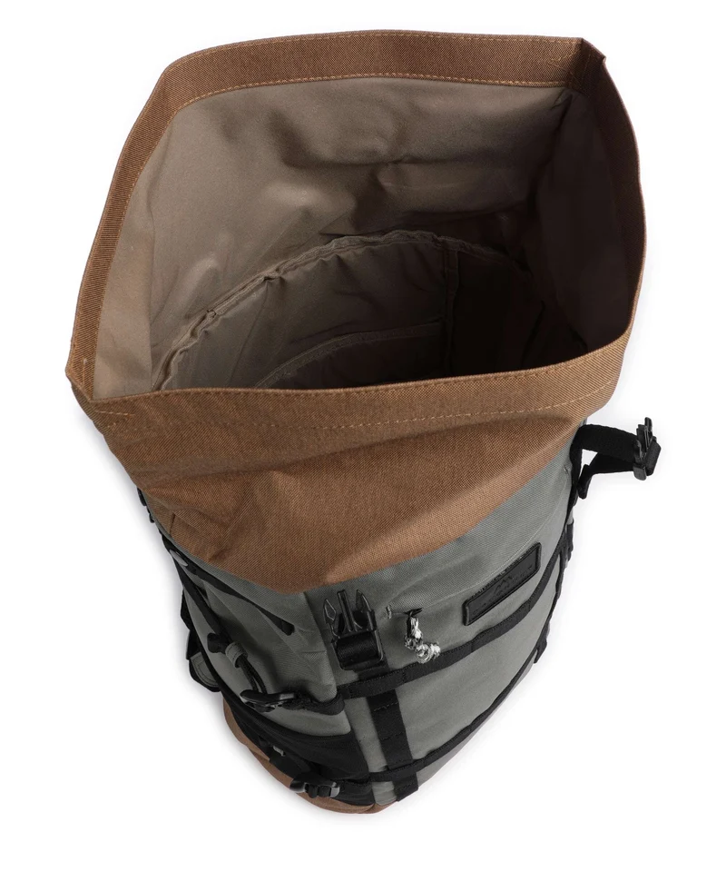 Doughnut Paratrooper Rolltop Rucksack grey/khaki