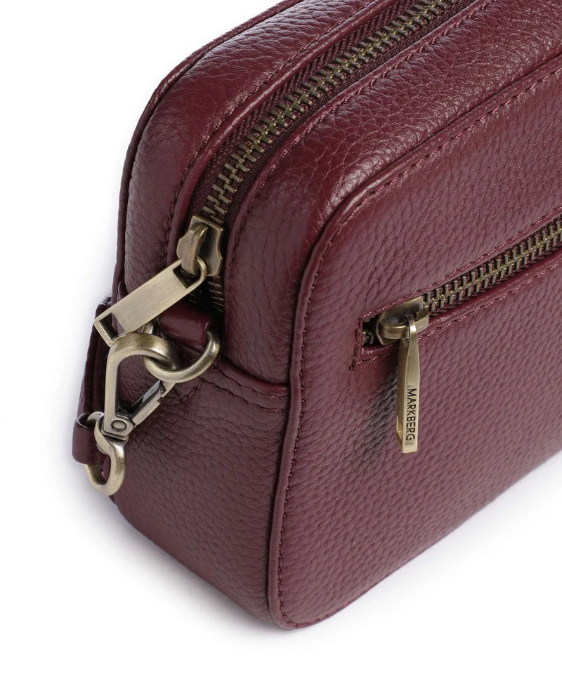 Markberg Elea Umhängetasche burgundy/gold