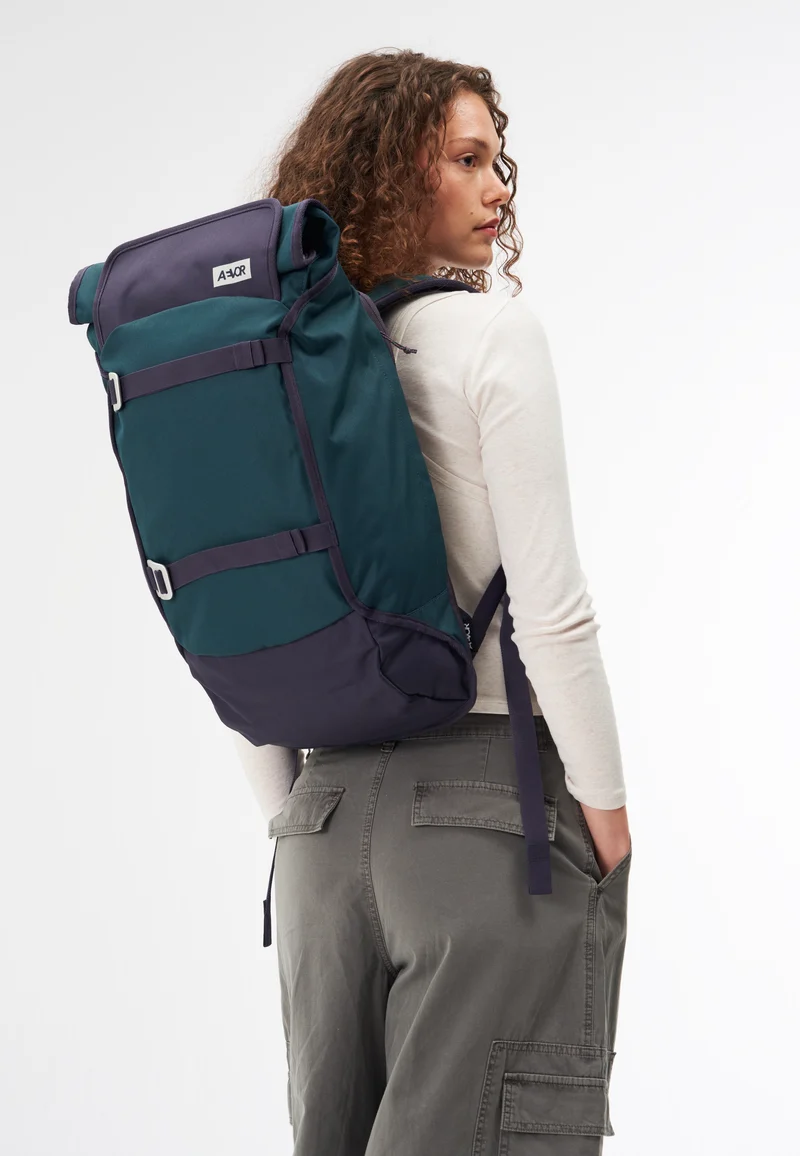 Trip Pack Vintage Teal - Rolltop Rucksack