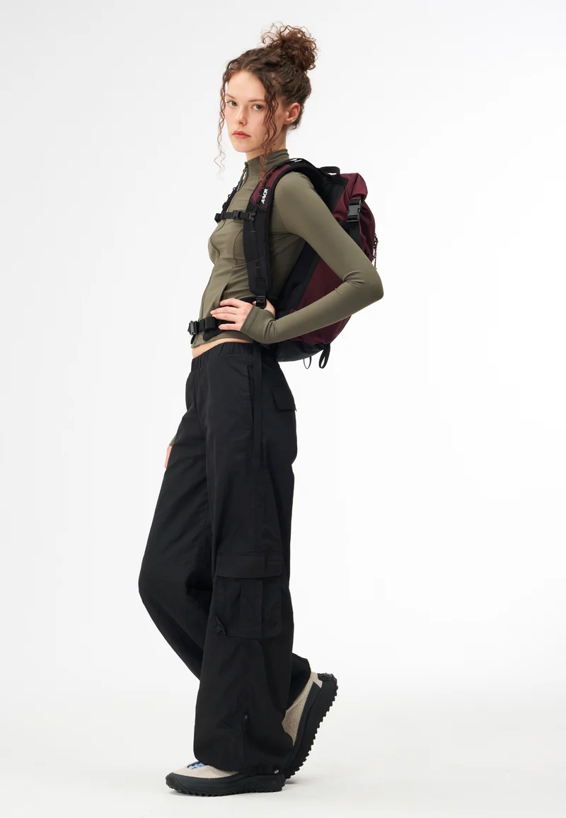 Active Pack Burgundy - Rolltop Rucksack