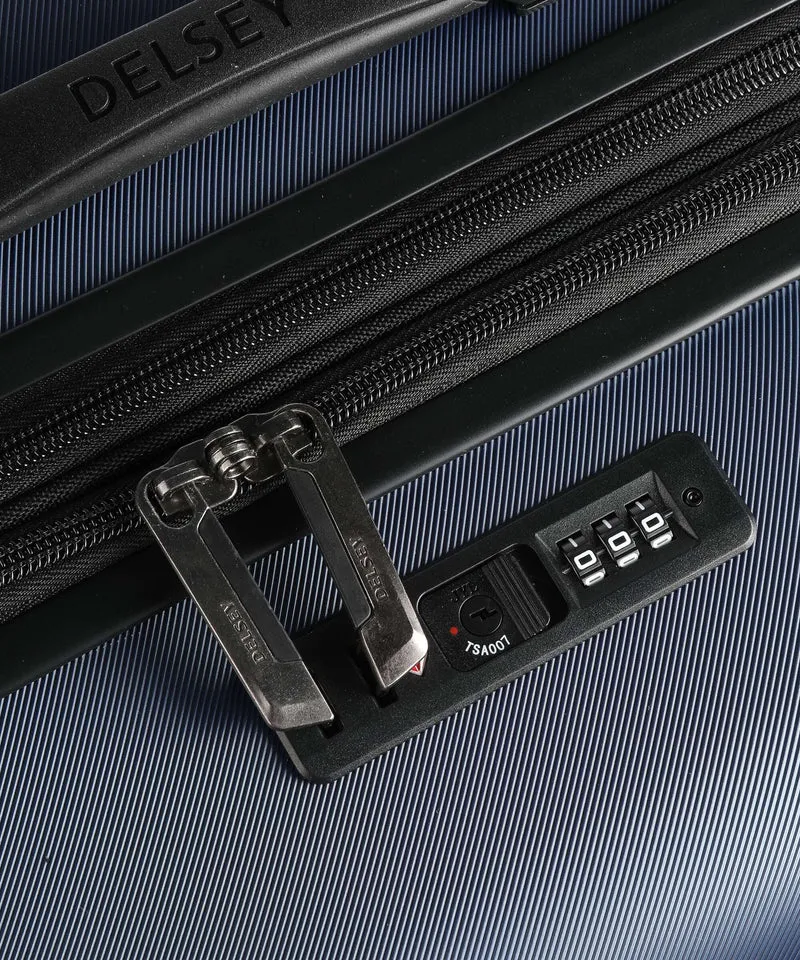 Delsey Paris Air Armour 4-Rollen Trolley nachtblau