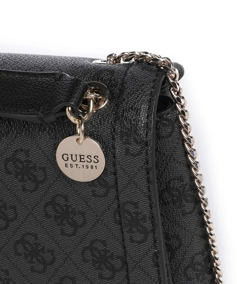 Guess Noelle Schultertasche coal logo