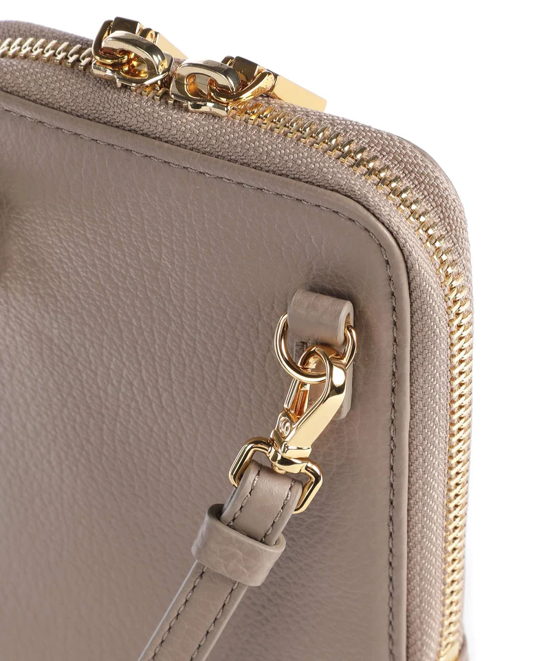 Coccinelle Flor Handytasche warm taupe