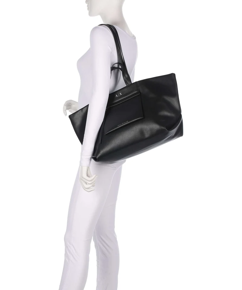Armani Exchange Natalie L Shopper black