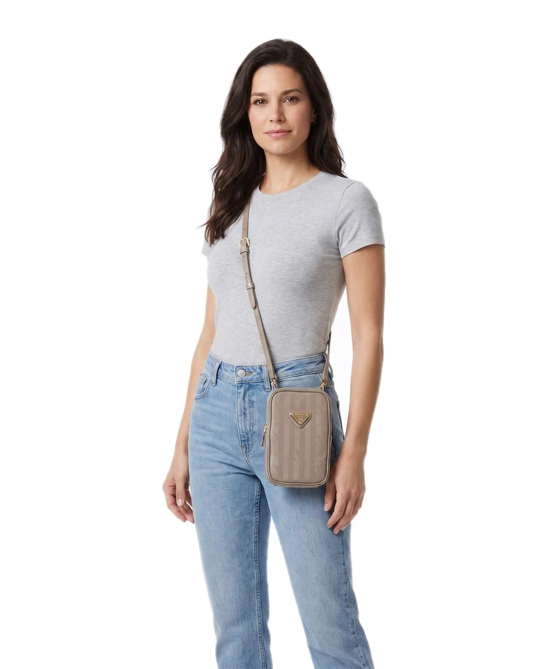 Maison Mollerus Vinerus Wildhorn Handytasche taupe