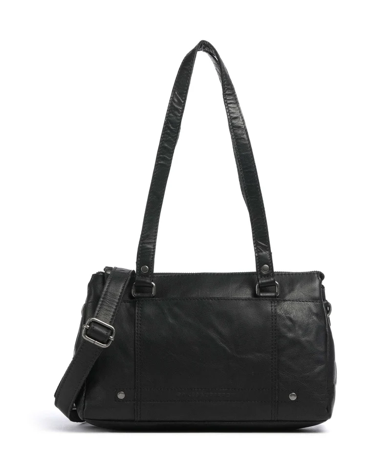 Spikes & Sparrow Bronco Jeannine Schultertasche black