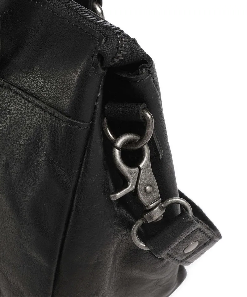 Spikes & Sparrow Bronco Jeannine Schultertasche black