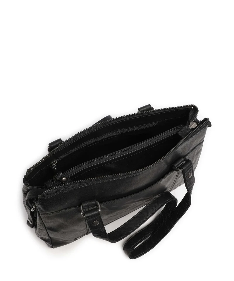 Spikes & Sparrow Bronco Jeannine Schultertasche black