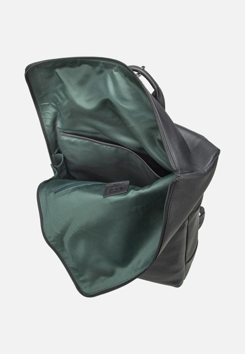 Frankfurt Backpack Courier Black - Rolltop Rucksack