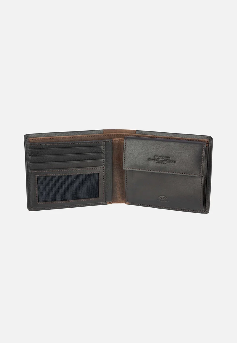 Bundenbach Gandolf Billfold H4 Dark Brown - Portemonnaie