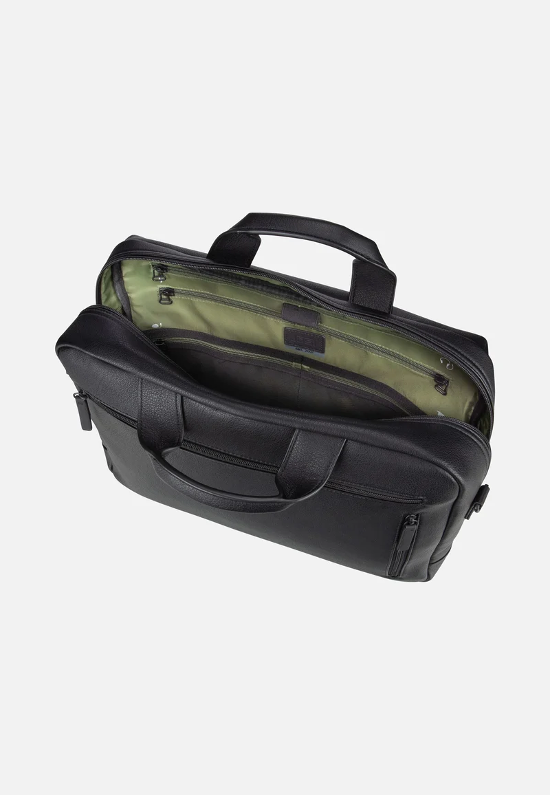 Riga Business Bag 1 Comp Black - Aktentasche