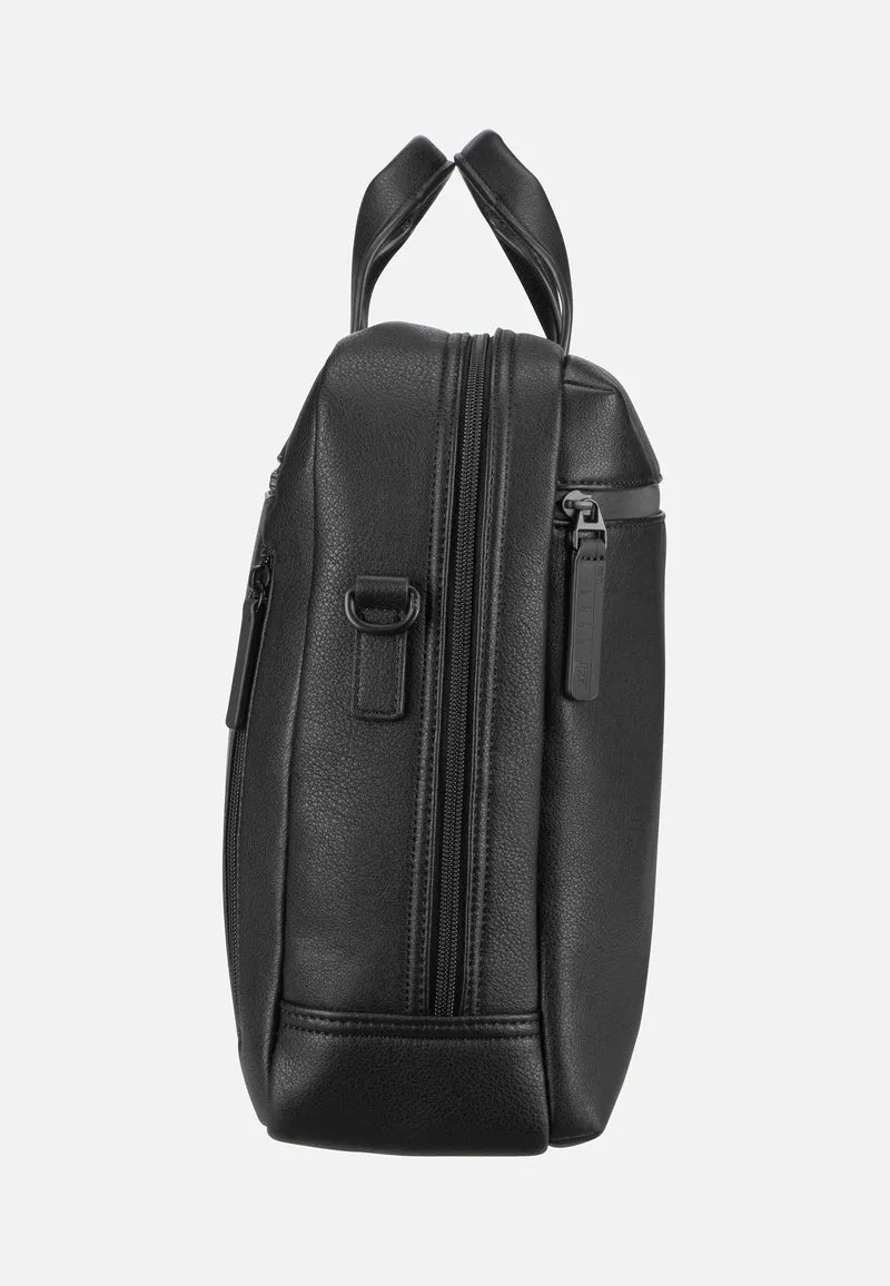 Riga Business Bag 1 Comp Black - Aktentasche
