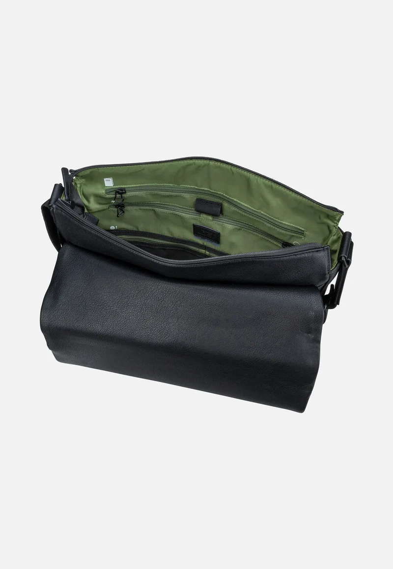Riga Flap L Black - Messenger Bag