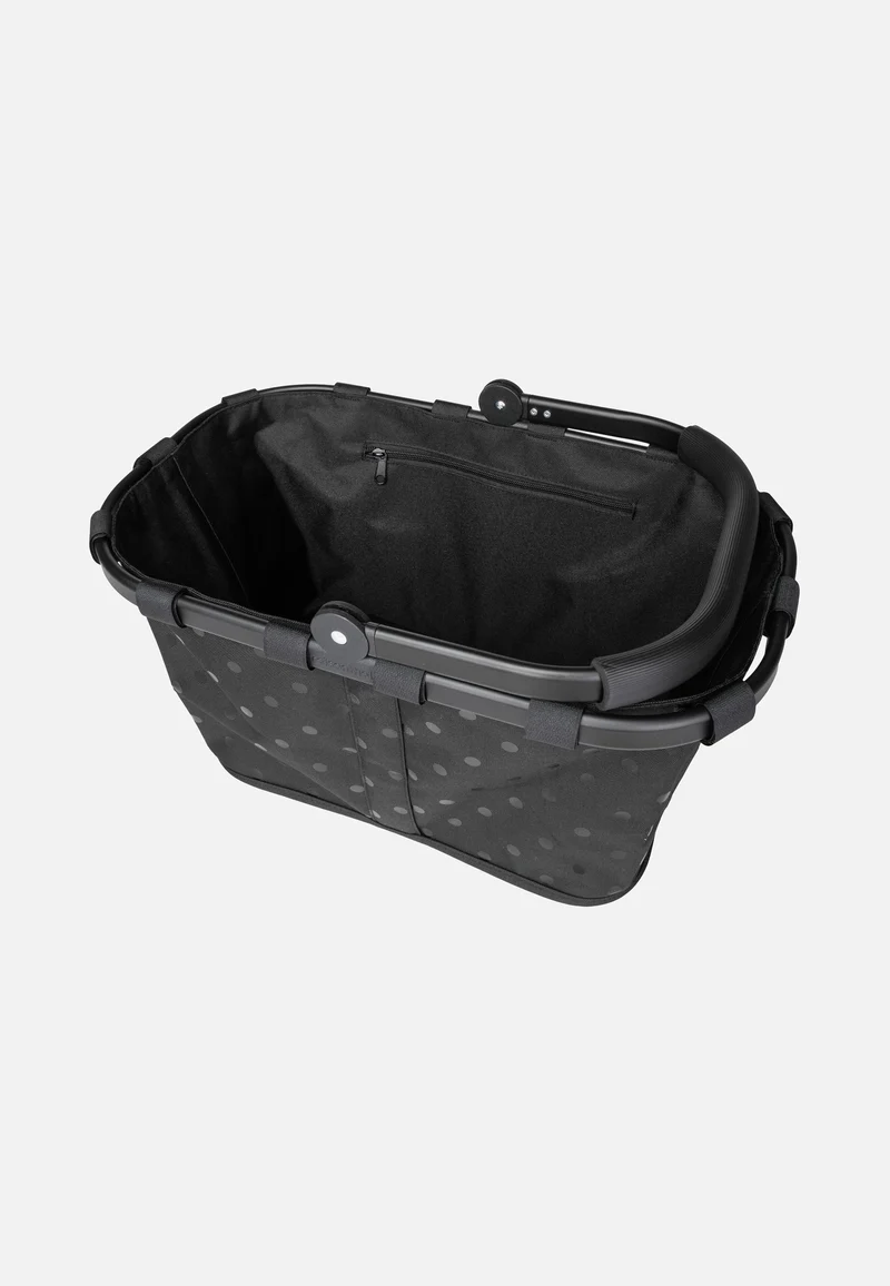 Carrybag Frame Glossy Dots Black - Einkaufskorb