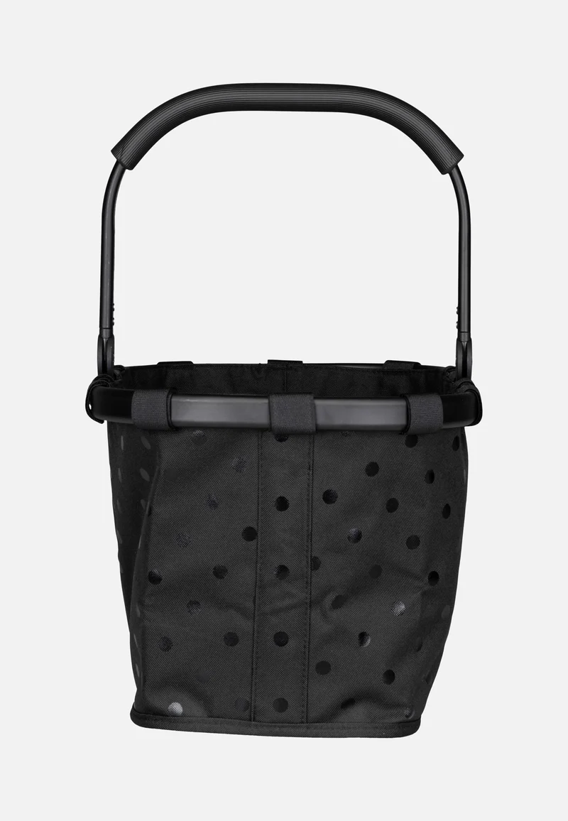 Carrybag Frame Glossy Dots Black - Einkaufskorb
