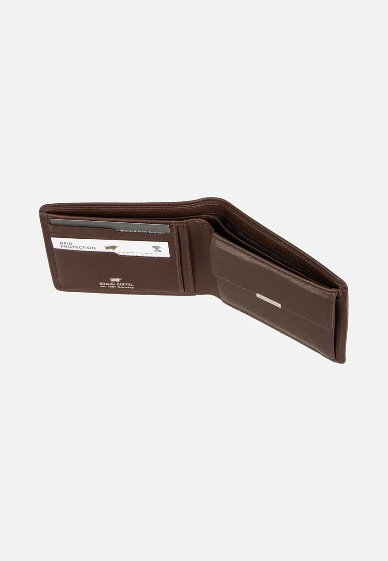 Golf RFID Coin Wallet 4+3Cs Braun - Portemonnaie