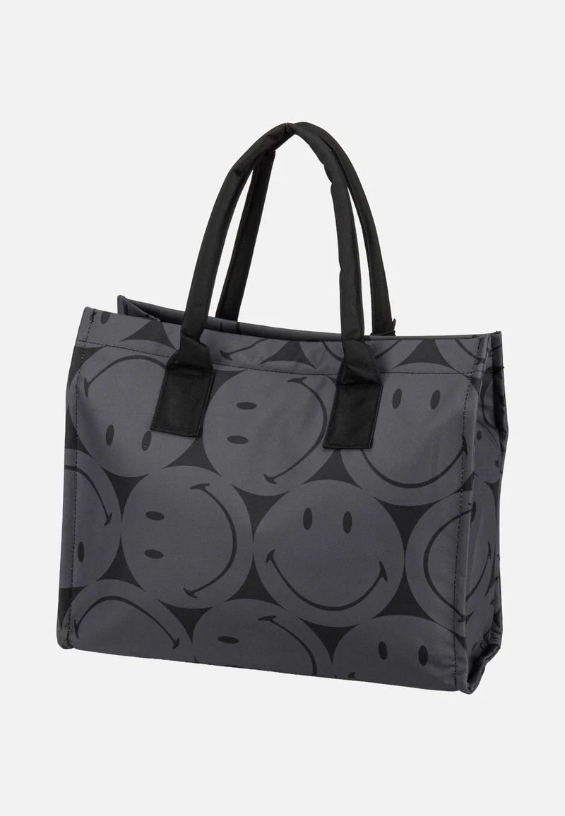 Daily Shopper Smiley Grey - Tote Bag