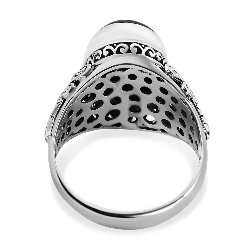 Royal Bali - Labradorit Ring 925 Silber ca. 9.77 ct