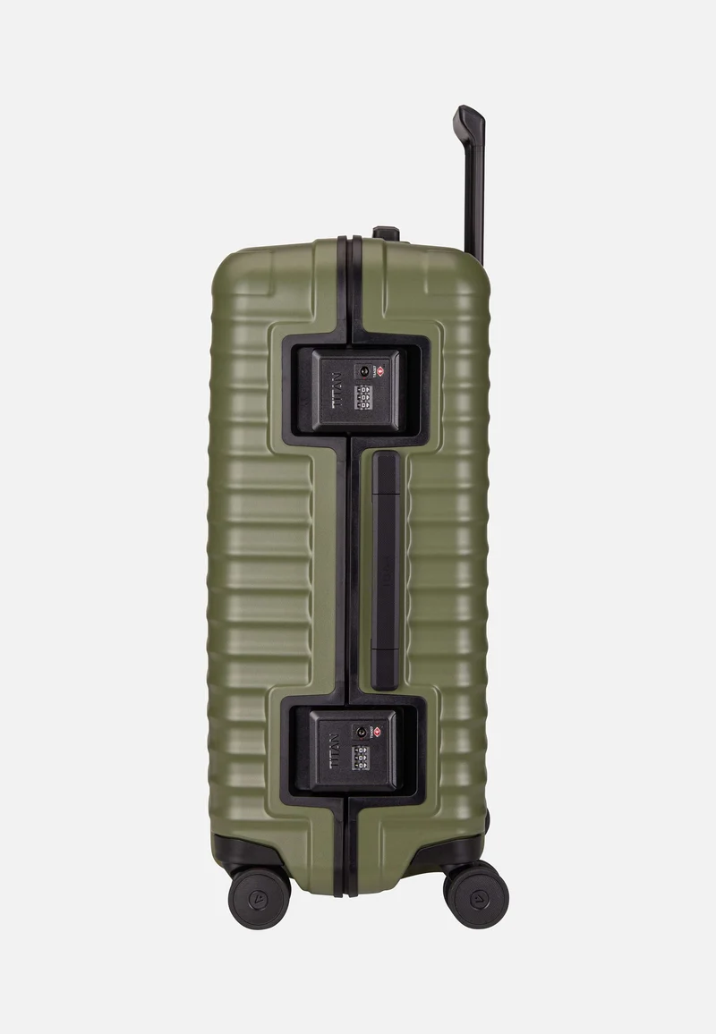 OVERSEAS 4w Trolley M+ Forest Green - Koffer