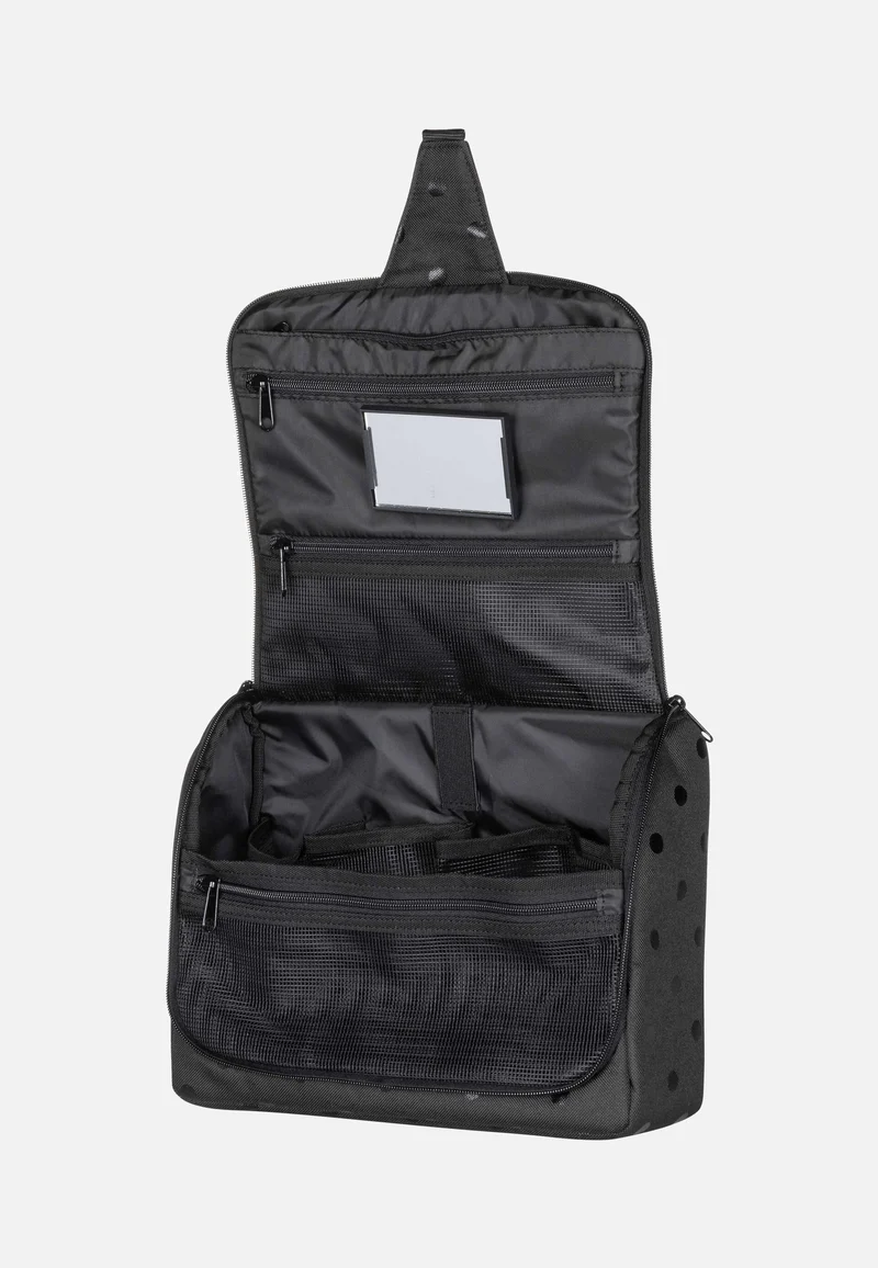 Toiletbag XL Glossy Dots Black - Kulturbeutel