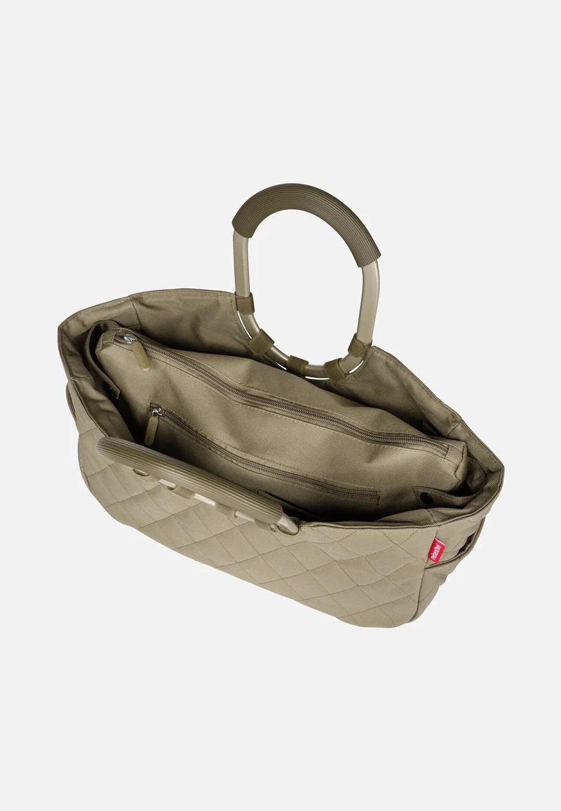 Loopshopper M Frame Rhombus Olive - Einkaufskorb