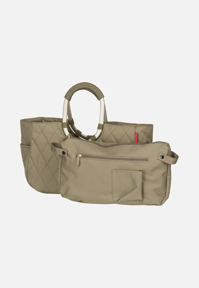 Loopshopper M Frame Rhombus Olive - Einkaufskorb