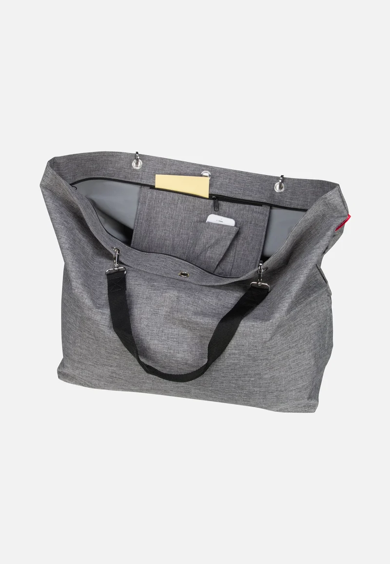 Shopper XL Twist Silver - Einkaufstasche