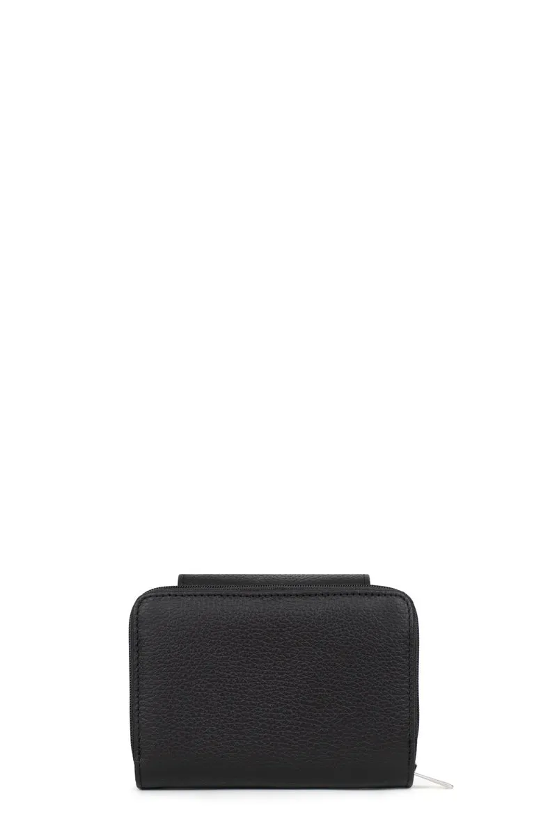 Portefeuille - 2 volets - Stop RFID - Cuir de vachette