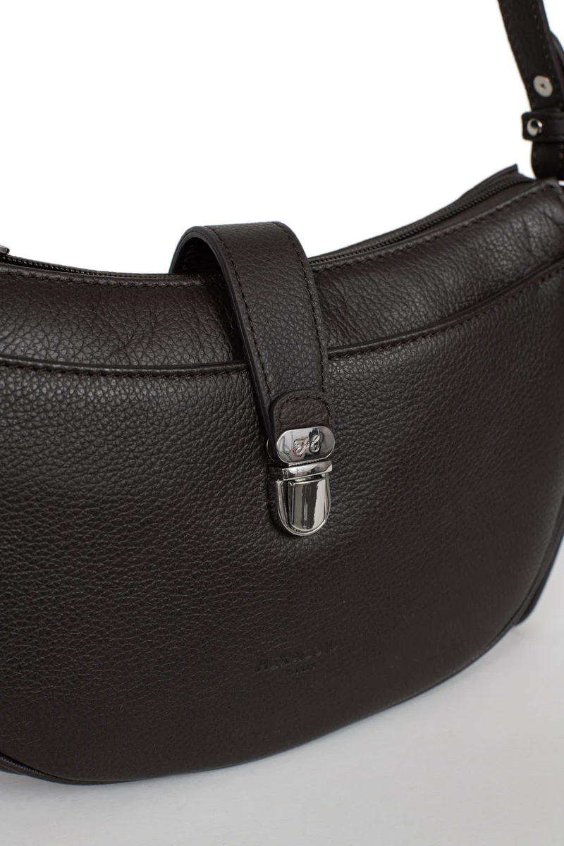 Sac porté épaule 1 anse - Cuir de vachette