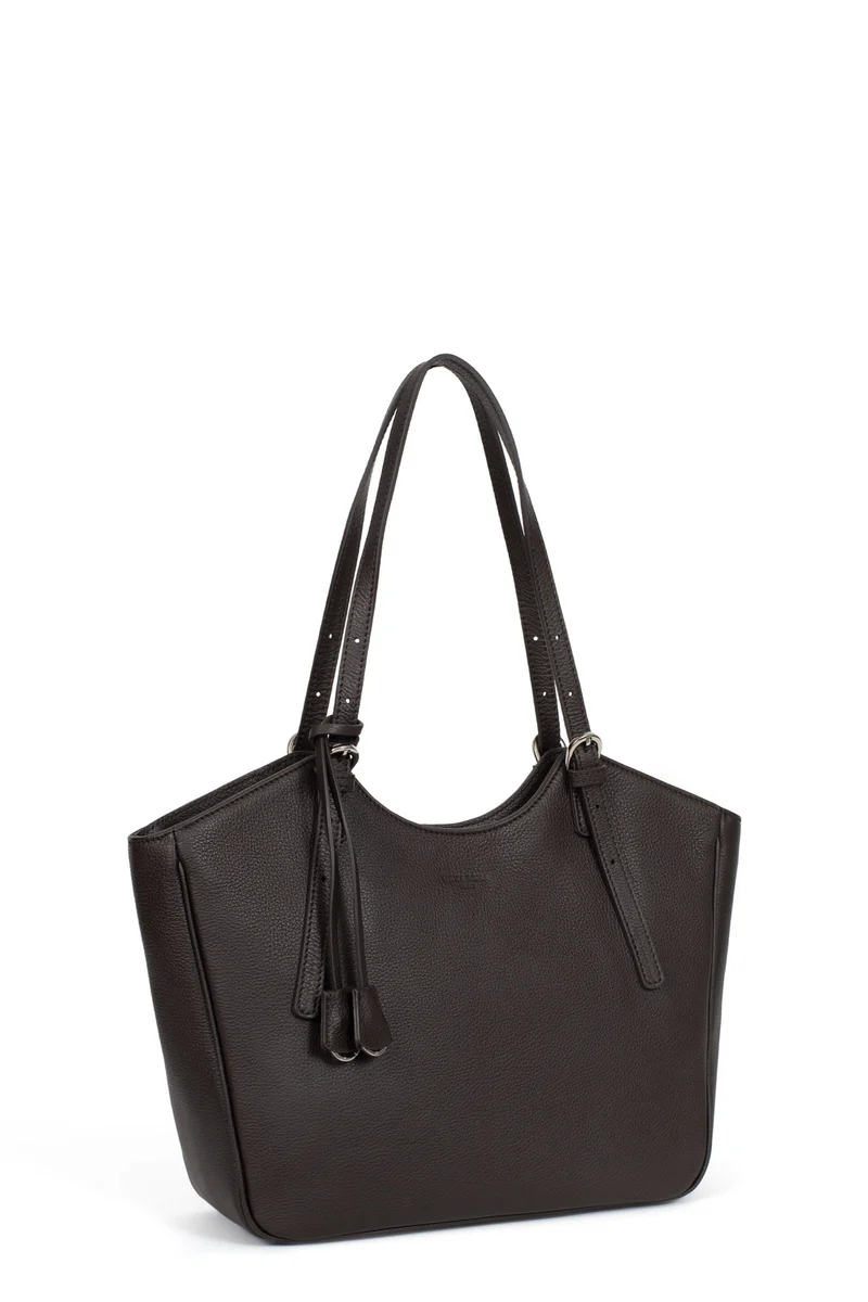 Sac porté épaule 2 anses - A4 - Cuir de vachette