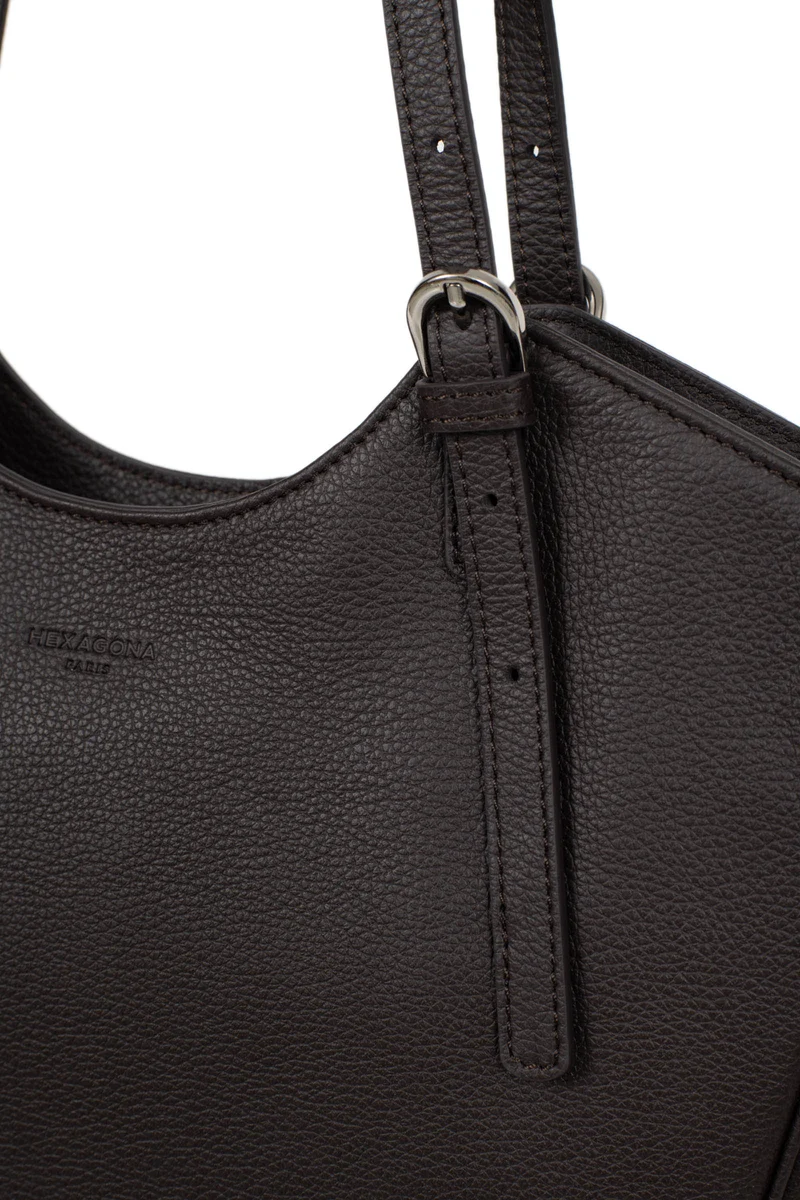 Sac porté épaule 2 anses - A4 - Cuir de vachette