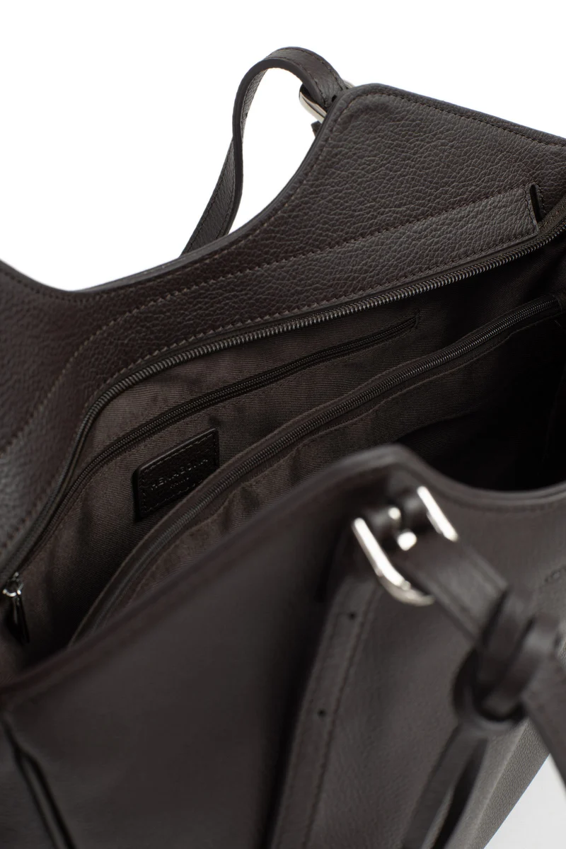 Sac porté épaule 2 anses - A4 - Cuir de vachette